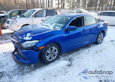 2018 Honda Civic Lx from USA, damaged, VIN 19XFC2F5XJE207486